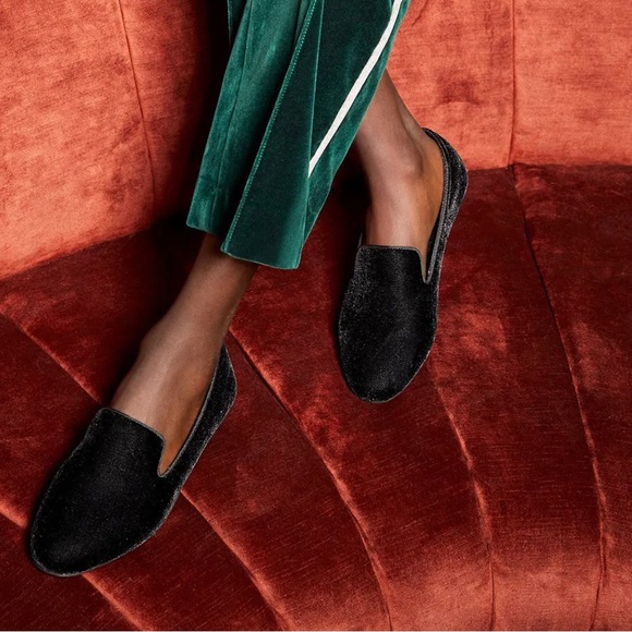 New Birdies The Starling In Black Velvet Womens Sz 8.5 - Picture 5 of 16